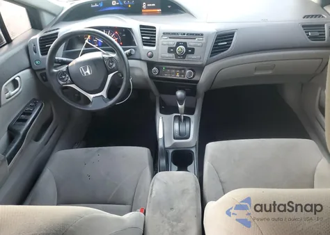 2012 Honda Civic Lx z USA, uszkodzony, nr VIN 2HGFB2F52CH538073